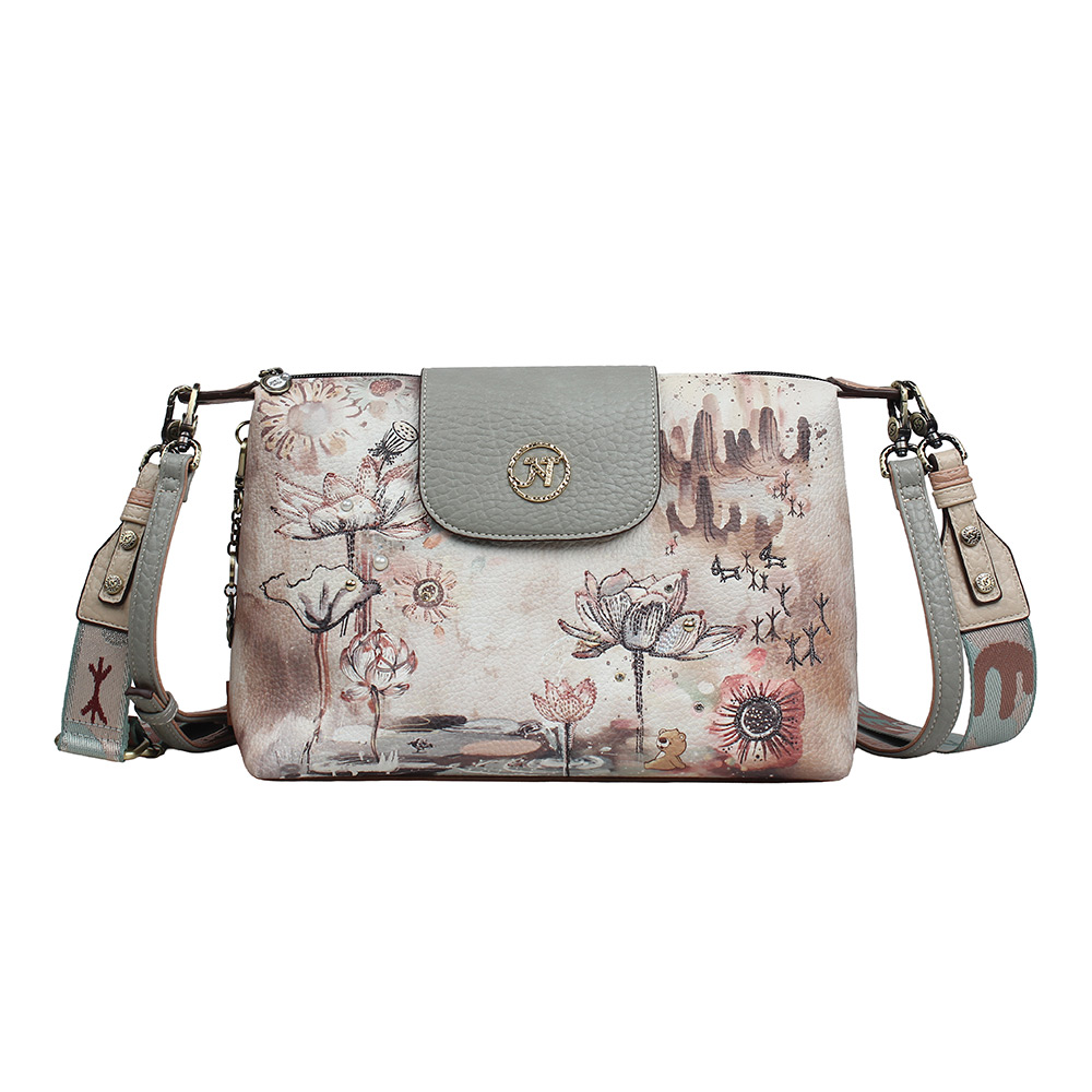 248341-EC Torba fashion Janet SS26 Lotus Lover 28X12X25cm J-198