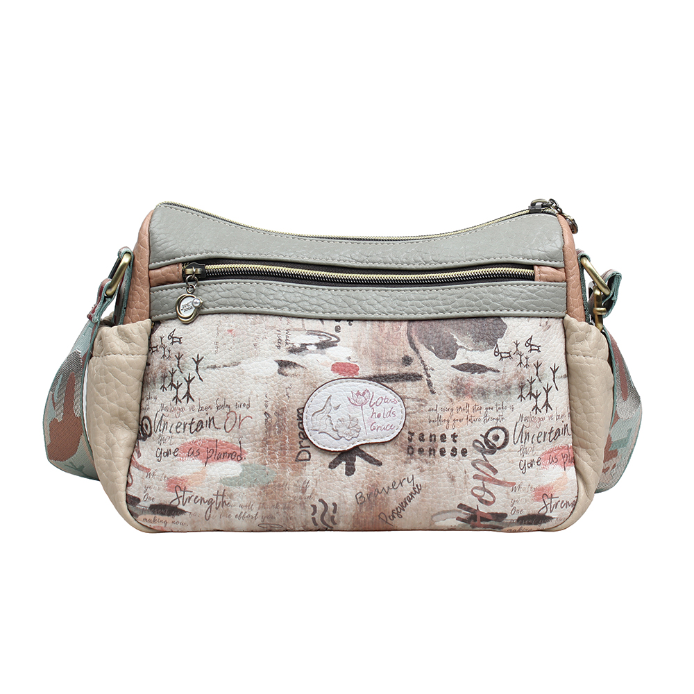 248342-EC Torba fashion Janet SS26 Lotus Lover 27X11X20cm J-200