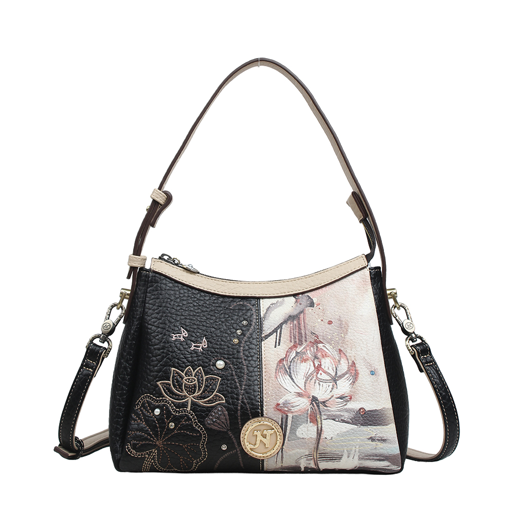 248352-EC Torba fashion Janet SS26 Lotus Lover 28X11X18cm J-206
