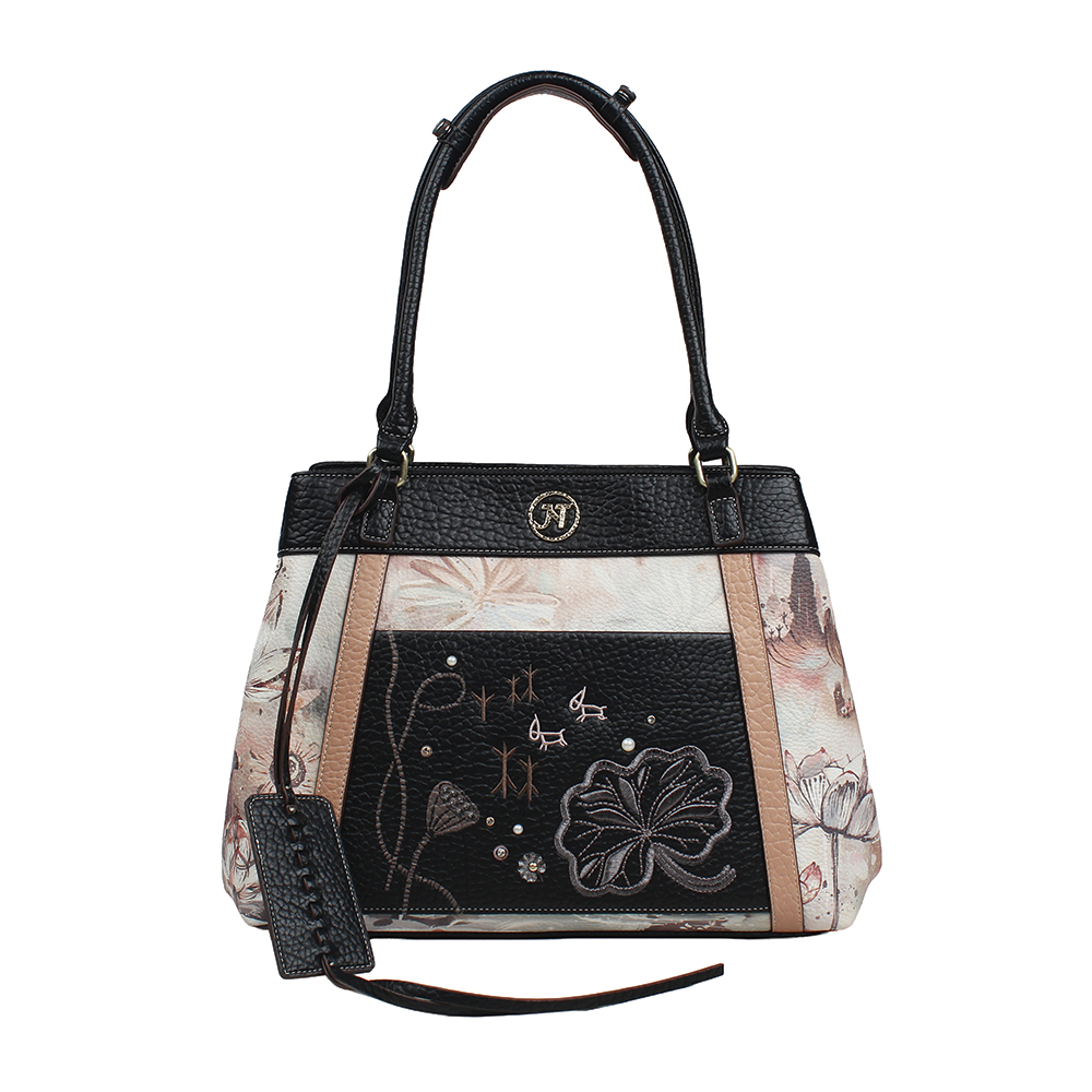 248357-EC Torba fashion Janet SS26 Lotus Lover 40X17X30cm J-210