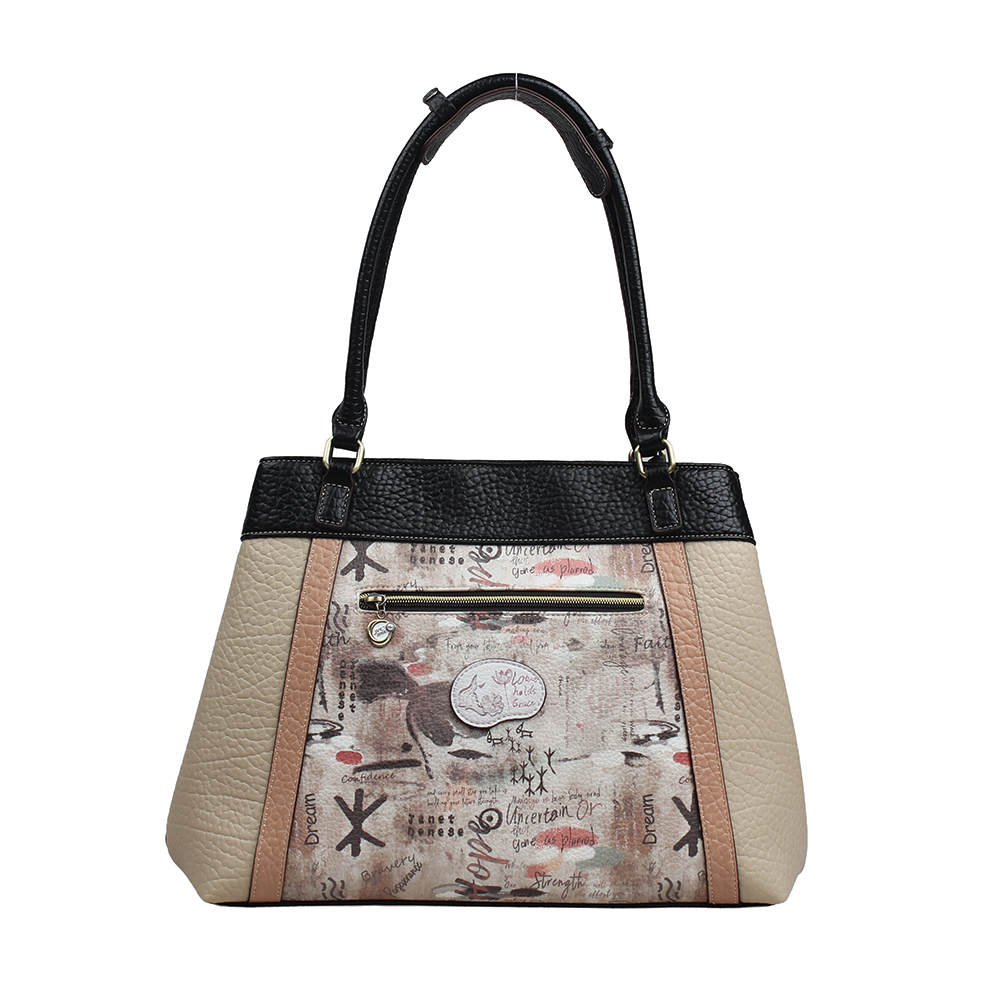 248357-EC Torba fashion Janet SS26 Lotus Lover 40X17X30cm J-210
