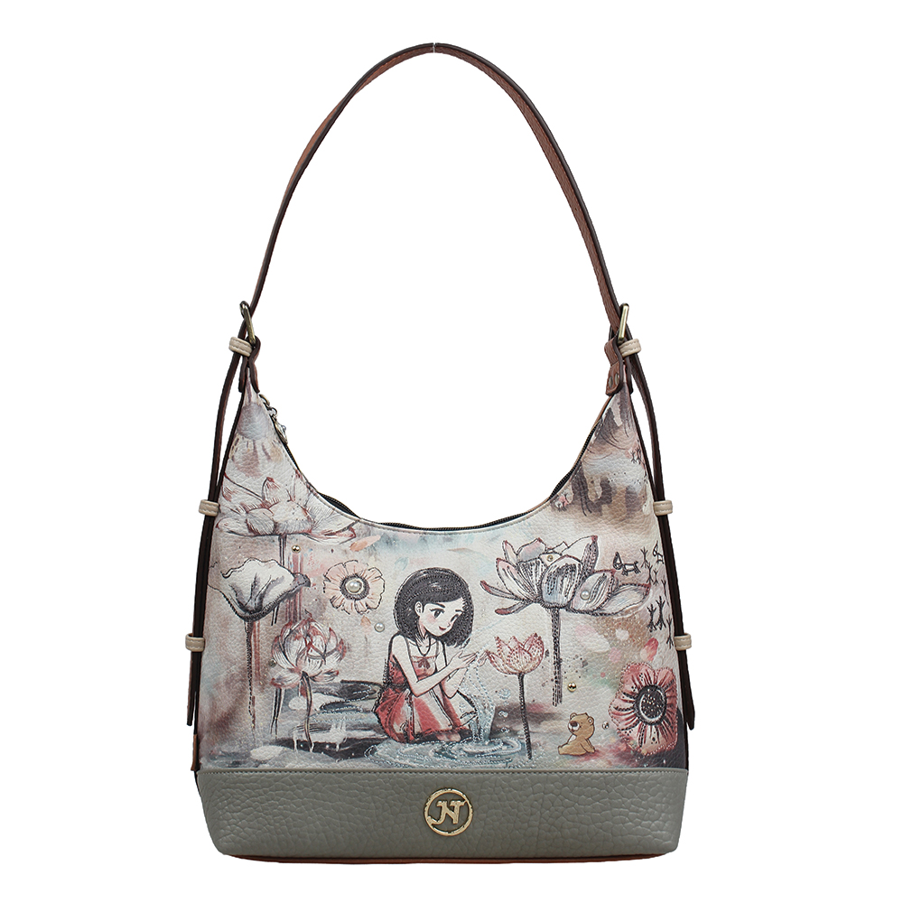 248358-EC Torba fashion Janet SS26 Lotus Lover 31X12X30cm J-191
