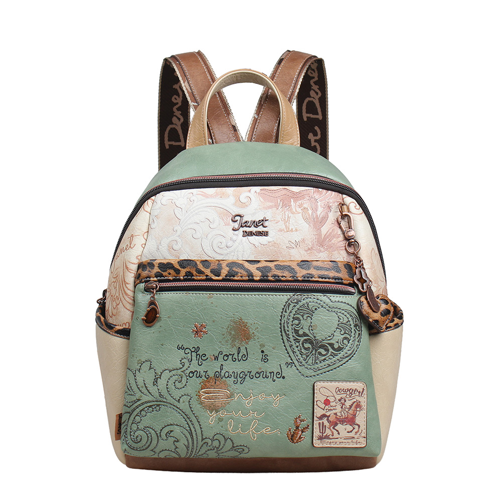248365-EC Ruksak fashion Janet SS26 Western Odyssey 25x15x31cm J-114C