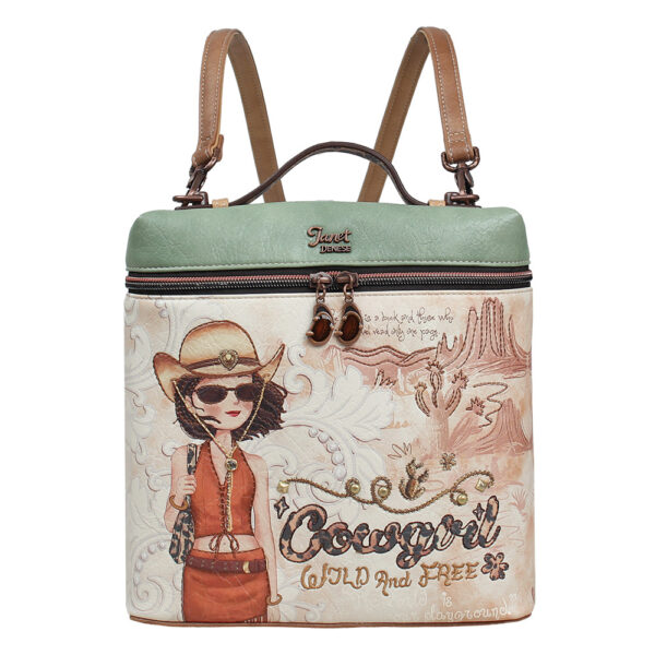 Torba/ruksak fashion Janet SS26 Western Odyssey 24x10x24cm J-164