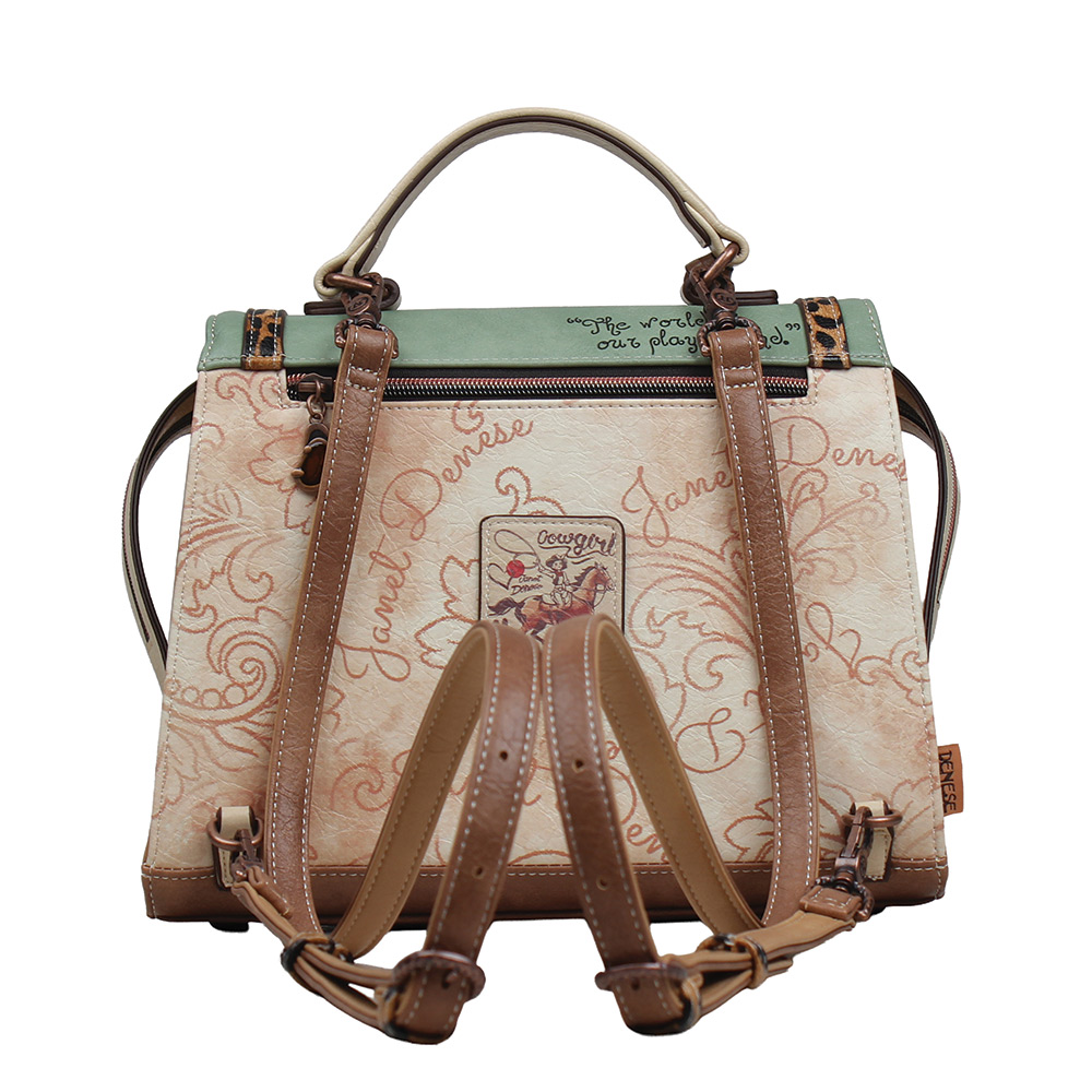 248370-EC Ruksak fashion Janet SS26 Western Odyssey 28.5x14x22.5cm J-169
