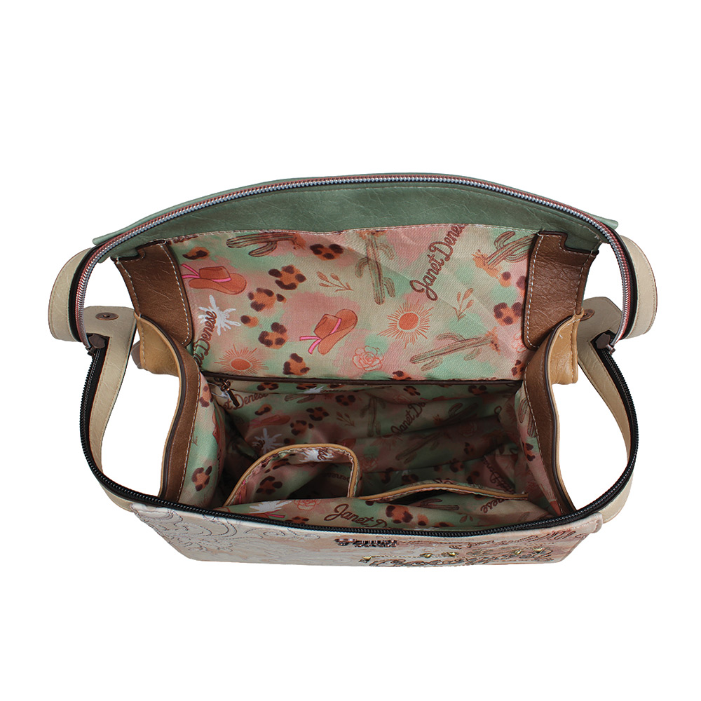 248370-EC Ruksak fashion Janet SS26 Western Odyssey 28.5x14x22.5cm J-169