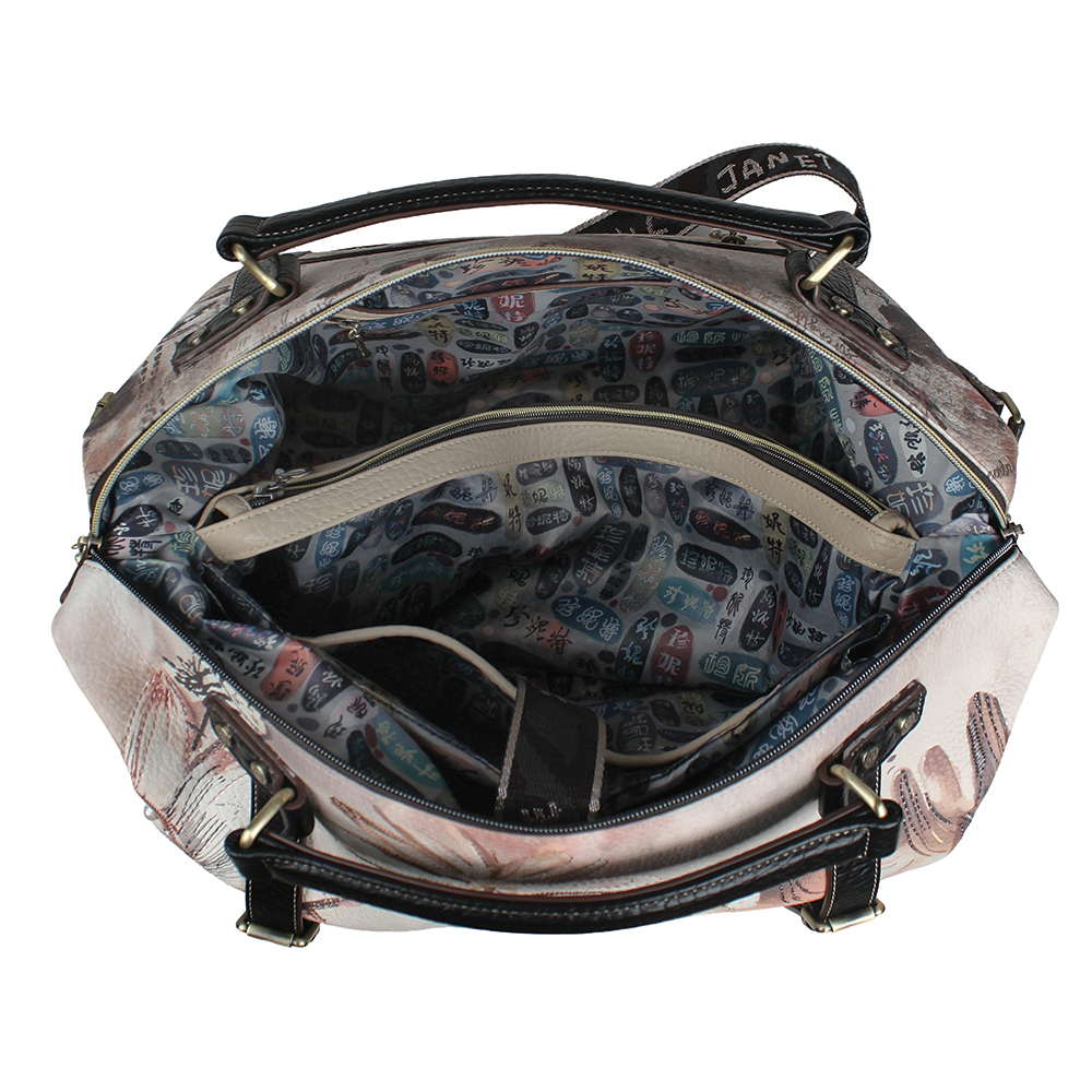 248372-EC Torba putna Janet SS26 Lotus Lover 47x23x27cm J-209