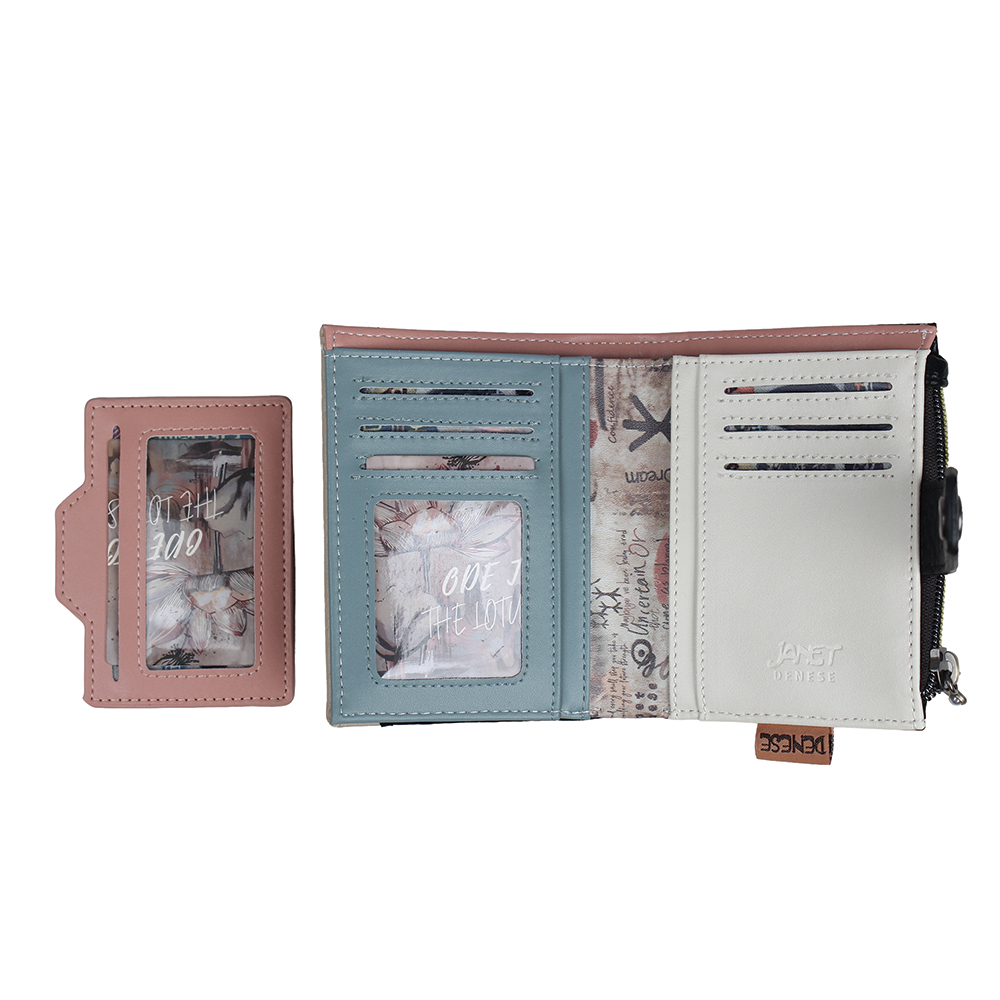 248376-EC Novčanik fashion Janet SS26 Lotus Lover 12.5x2x10cm JW-020D