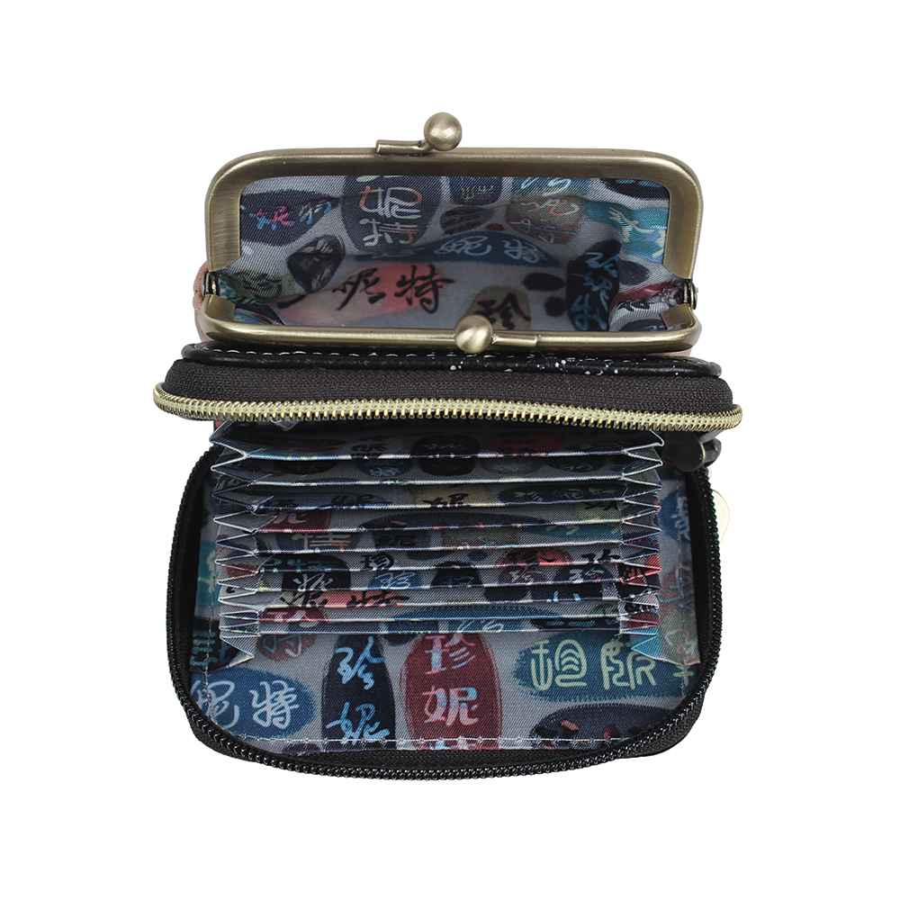 248377-EC Novčanik fashion Janet SS26 Lotus Lover 11x4.5x8cm JW-022D