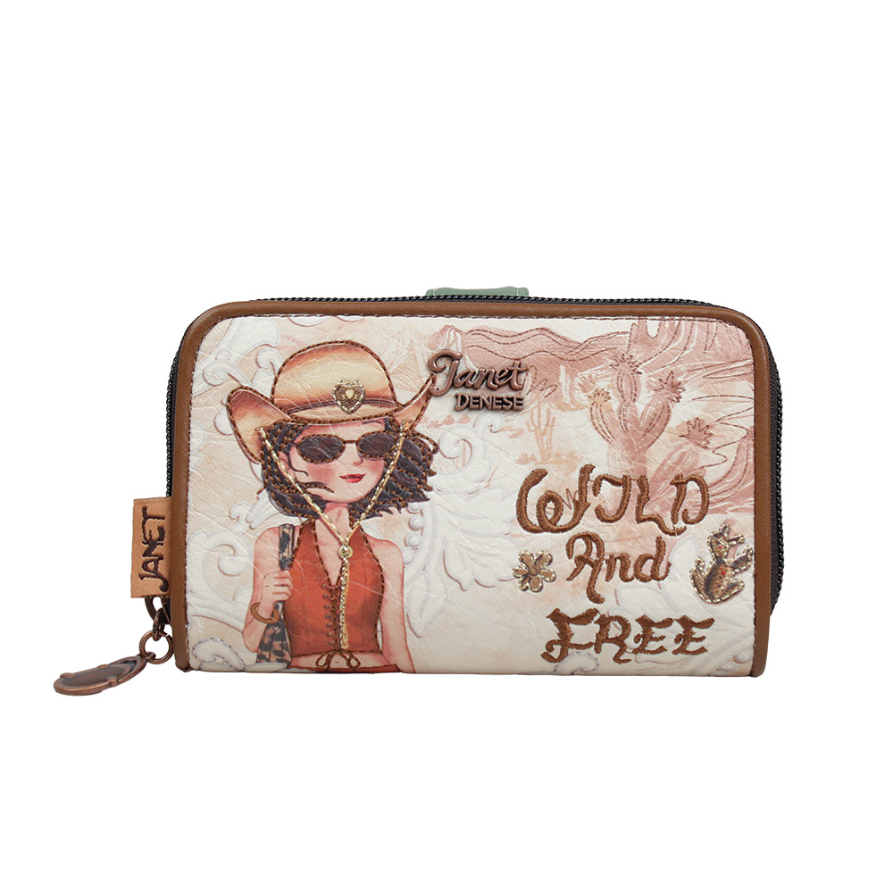 248393-EC Novčanik fashion Janet SS26 Western Odyssey 15.5x4x9.5cm JW-004G