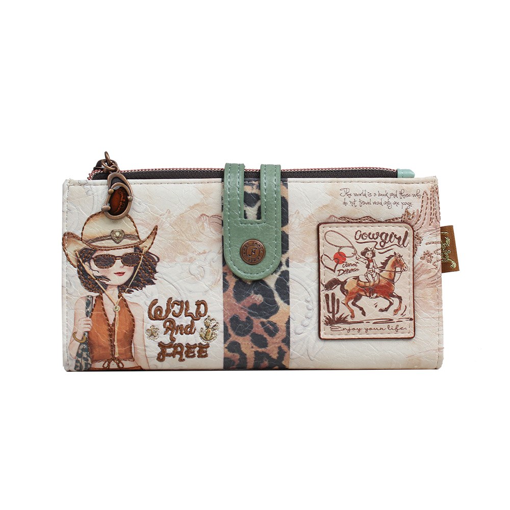248397-EC Novčanik fashion Janet SS26 Western Odyssey 19.5x3x10.5cm JW-024A