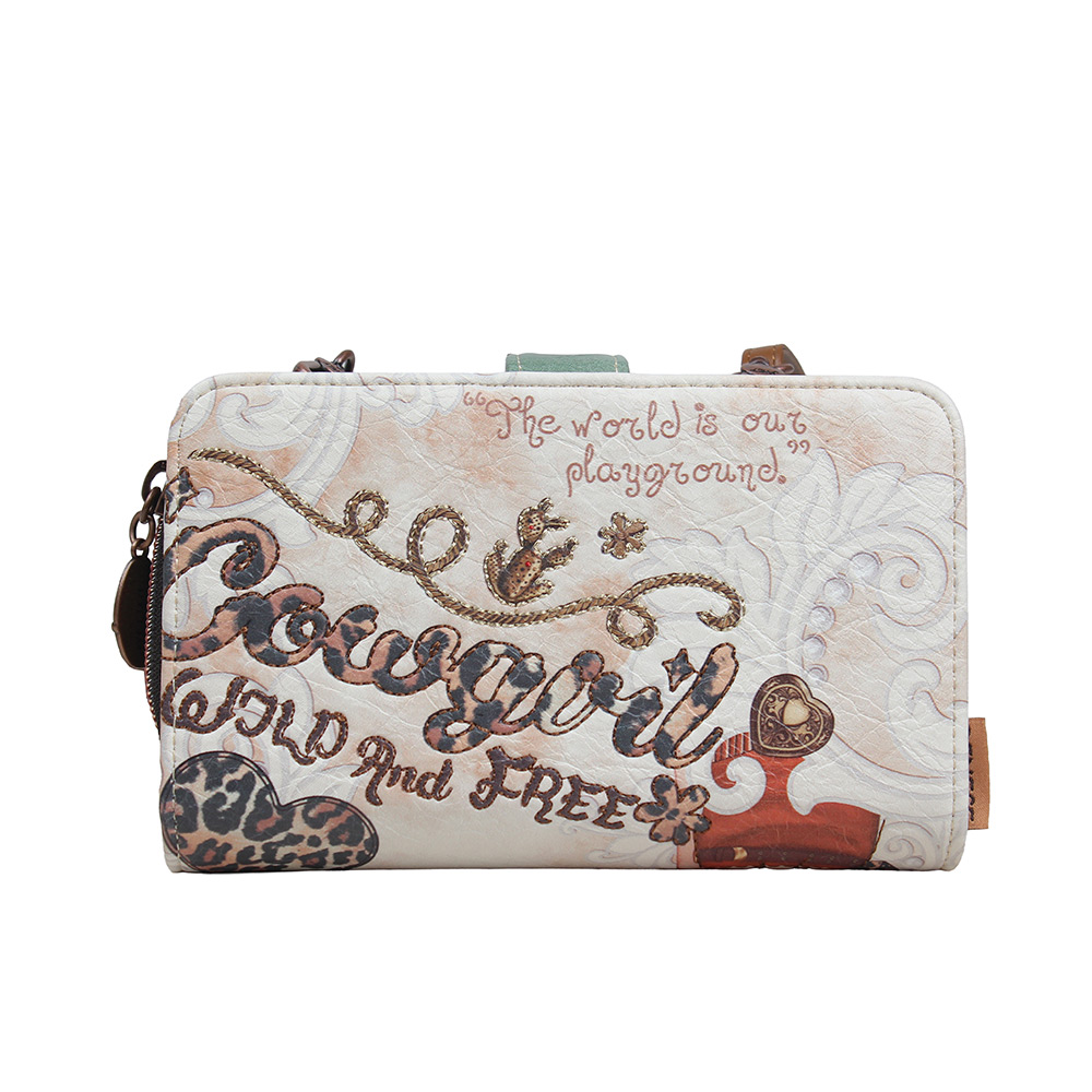 248399-EC Novčanik/torbica fashion Janet SS26 Western Odyssey 17x3.5x10.5cm JW-026B