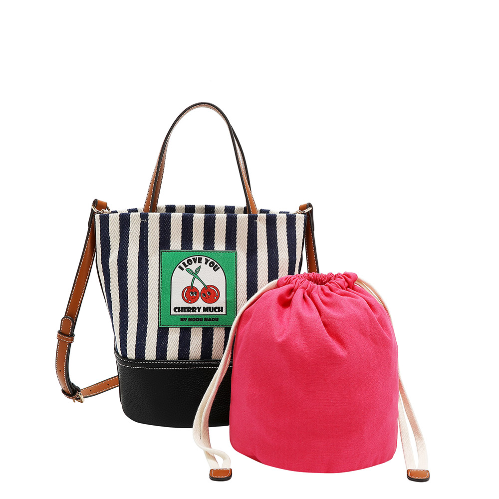 248403-EC Torba i torbica fashion NODUNADU Navy SS26 25x25x18 NN1155 P24