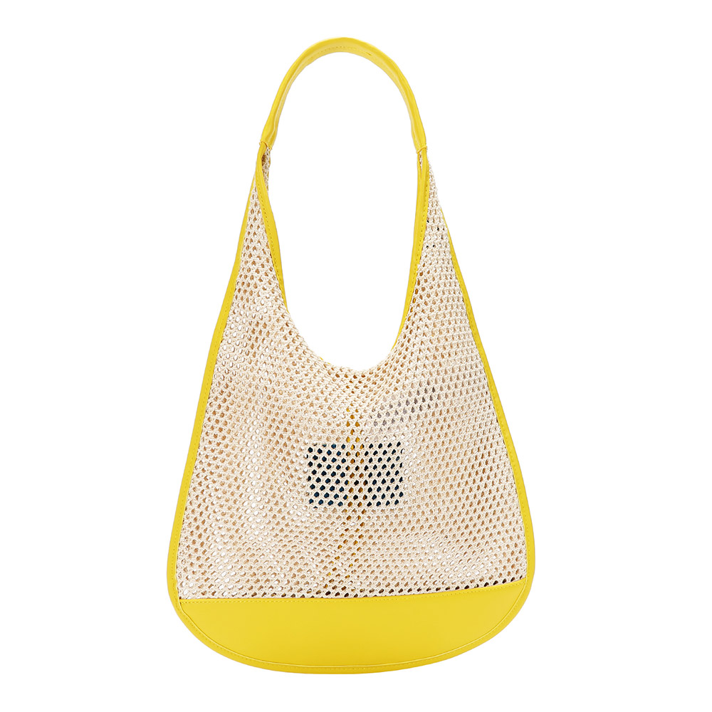248410-EC Torba fashion NODUNADU Yellow SS26 35x32 NN1176 P24