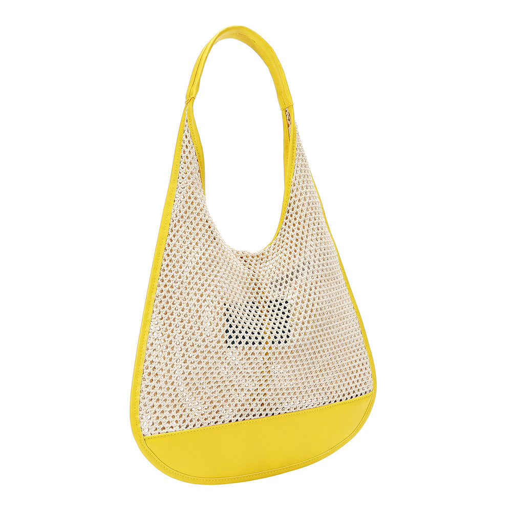 248410-EC Torba fashion NODUNADU Yellow SS26 35x32 NN1176 P24
