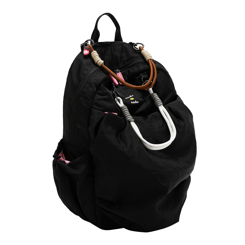248423-EC Ruksak fashion NODUNADU Black SS26 27x40x12cm NN1186 P24