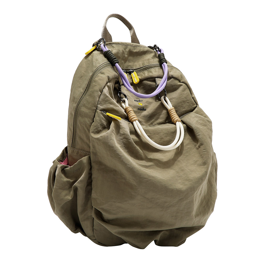 248424-EC Ruksak fashion NODUNADU Olive SS26 27x40x12cm NN1186 P24