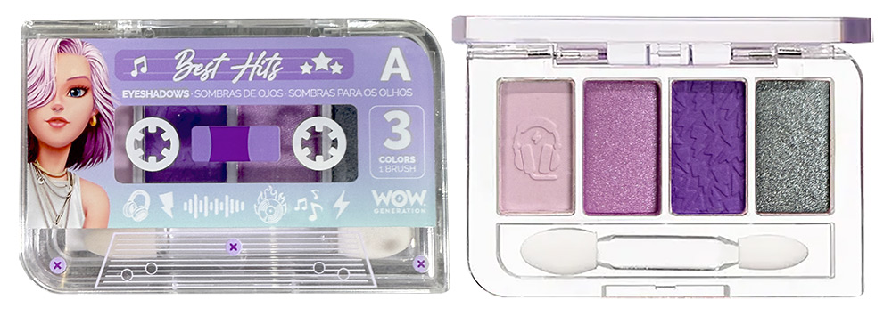 248641-EC Paleta sjenila za oči WOW Generation Mini Casette, sort P12