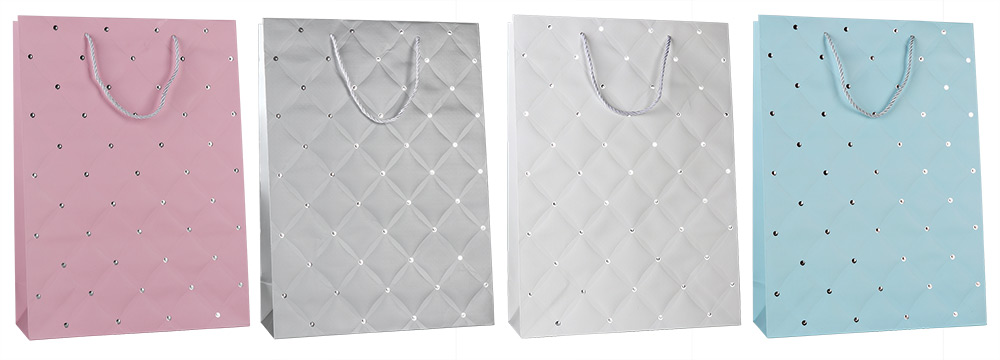 249249-EC Vrećica XL exclusive reljefna hot stamp folija DIAMOND 30x41,5x12 P12/180