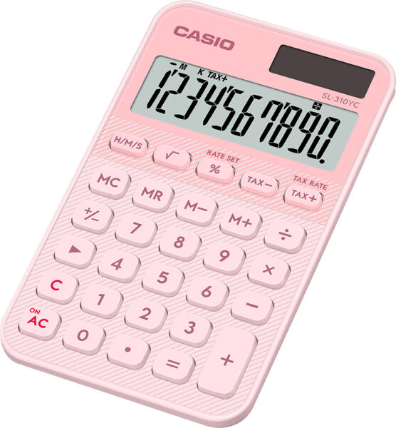 248468-EC Kalkulator CASIO SL-310 YC-LP roza bls P10/100