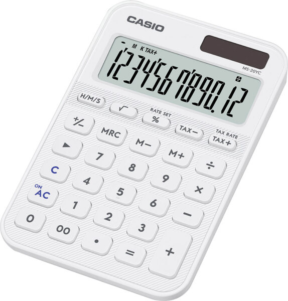 248475-EC Kalkulator CASIO MS-20 YC-WE bijeli P10