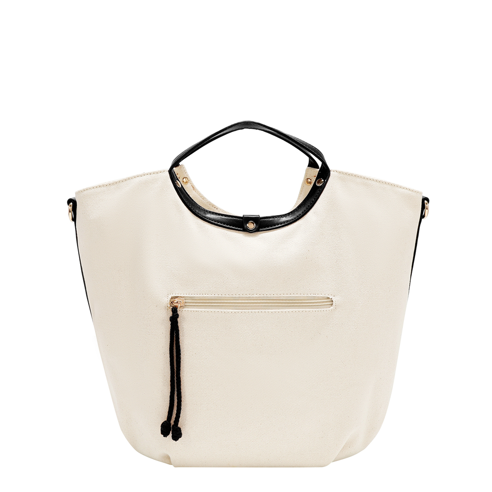 249054-EC Torba fashion NODUNADU Black FW26 40x30x13,5 cm NN1201-BK P24