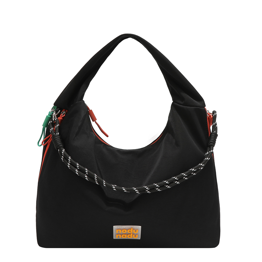 249082-EC Torba fashion NODUNADU Black FW26 32x26x15 cm NN1210-BK P24
