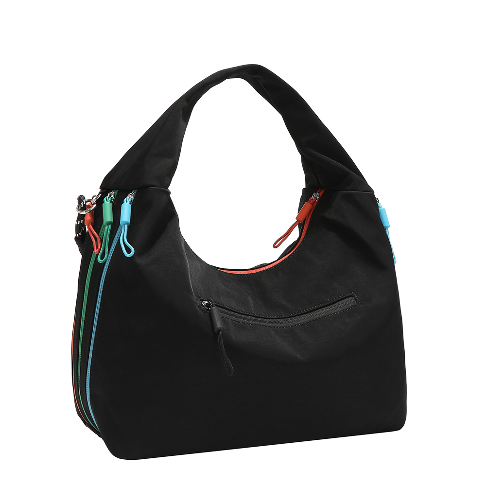249082-EC Torba fashion NODUNADU Black FW26 32x26x15 cm NN1210-BK P24
