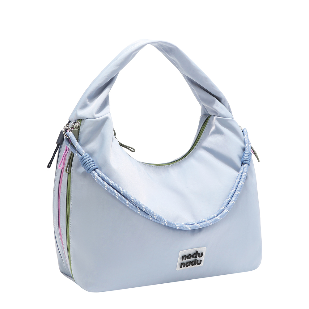 249084-EC Torba fashion NODUNADU Blue FW26 32x26x15 cm NN1210-BU P24