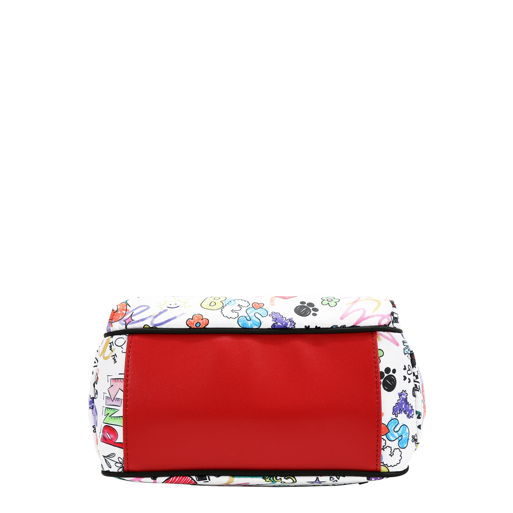 249127-EC Torba fashion NIKKY Just for fun White FW26 31x25x10,5cm NK13142-JFF-WH P12