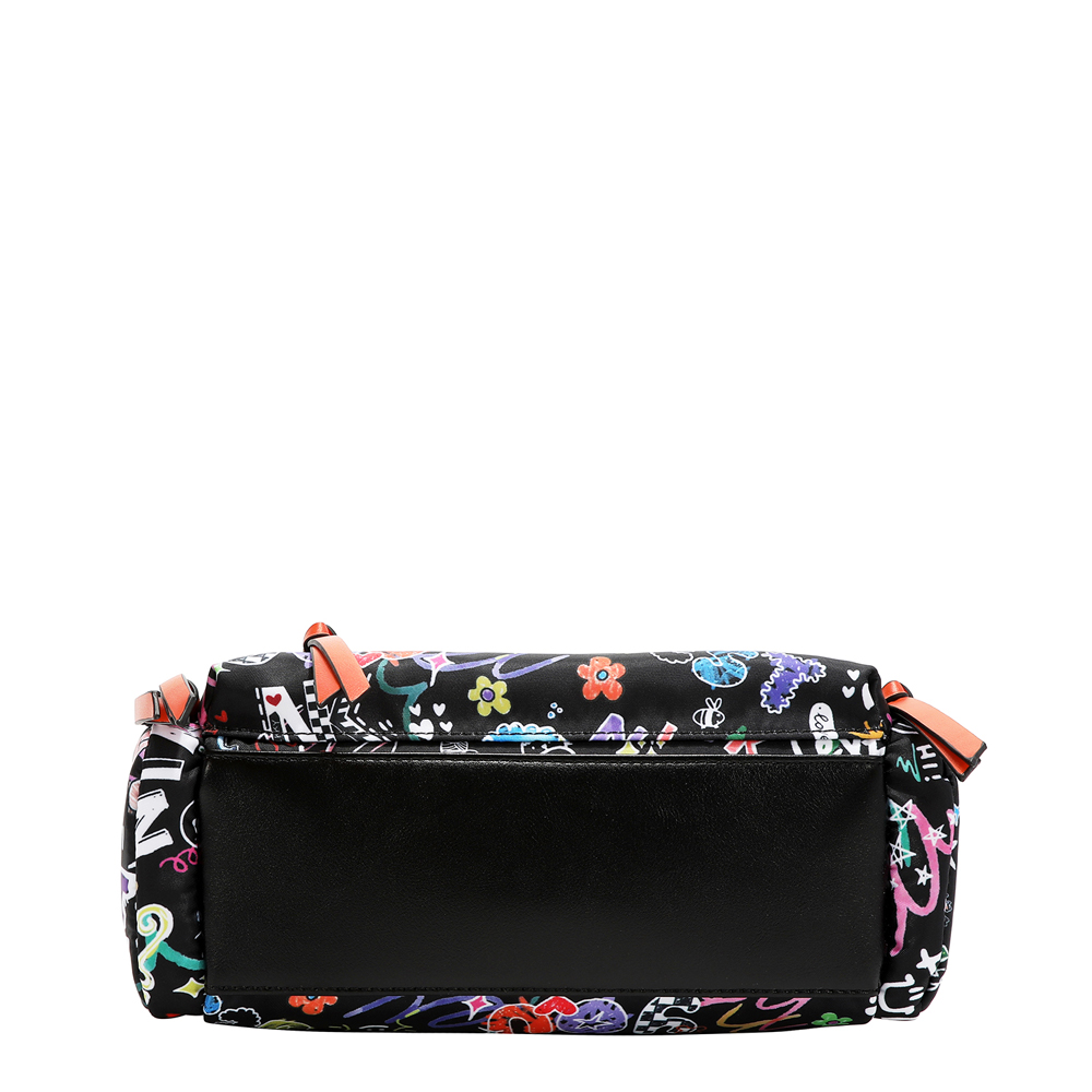 249130-EC Torba fashion NIKKY Just for fun Black FW26 23x16,5x8,5cm NK13145-JFF-BK P12