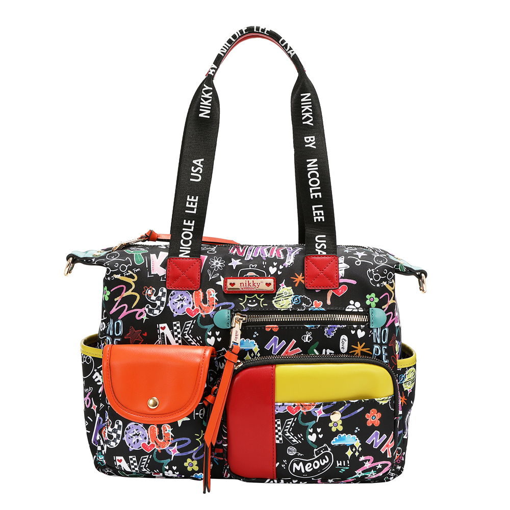249132-EC Torba fashion NIKKY Just for fun Black FW26 31,5x26x11cm NK13147-JFF-BK P12