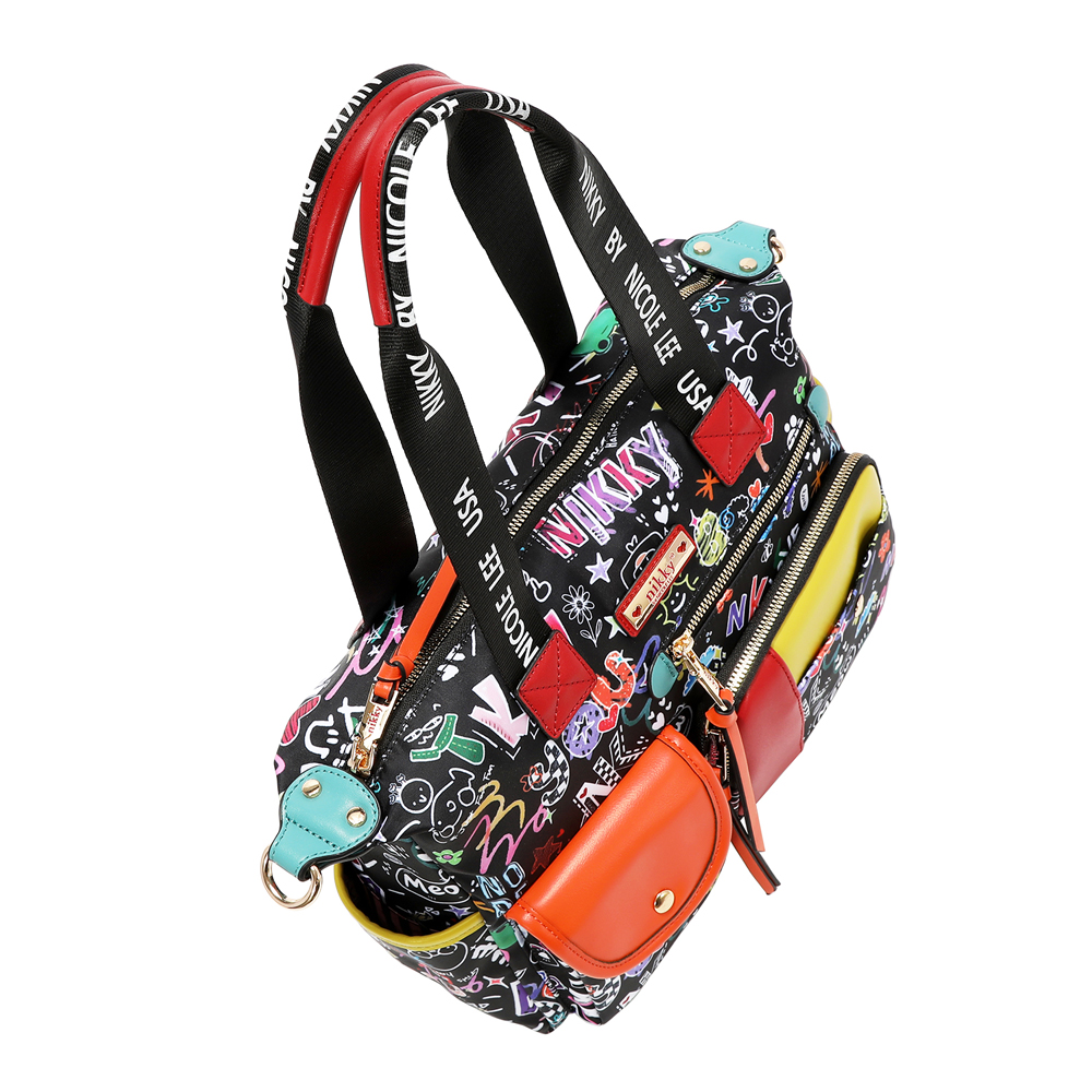249132-EC Torba fashion NIKKY Just for fun Black FW26 31,5x26x11cm NK13147-JFF-BK P12