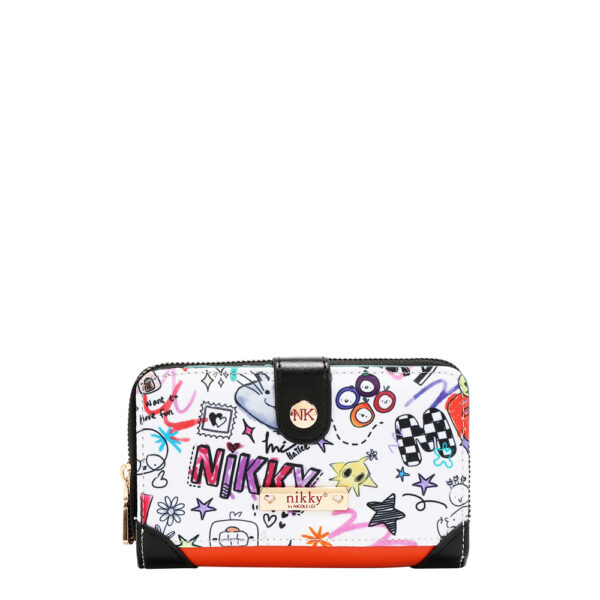 Novčanik fashion NIKKY Just for fun White FW26 15x9x3 cm NK22522-JFF-WH P48