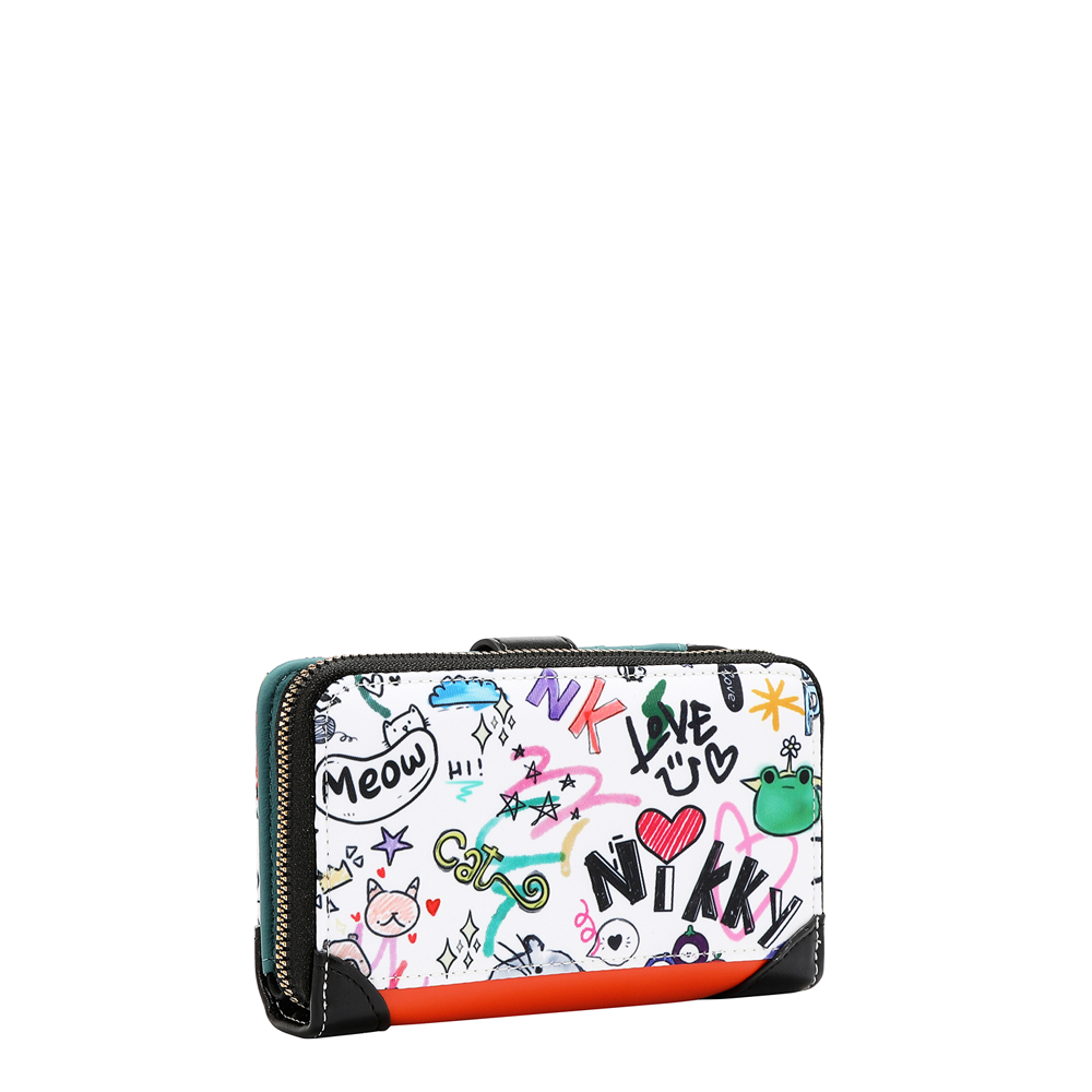 249135-EC Novčanik fashion NIKKY Just for fun White FW26 15x9x3 cm NK22522-JFF-WH P48