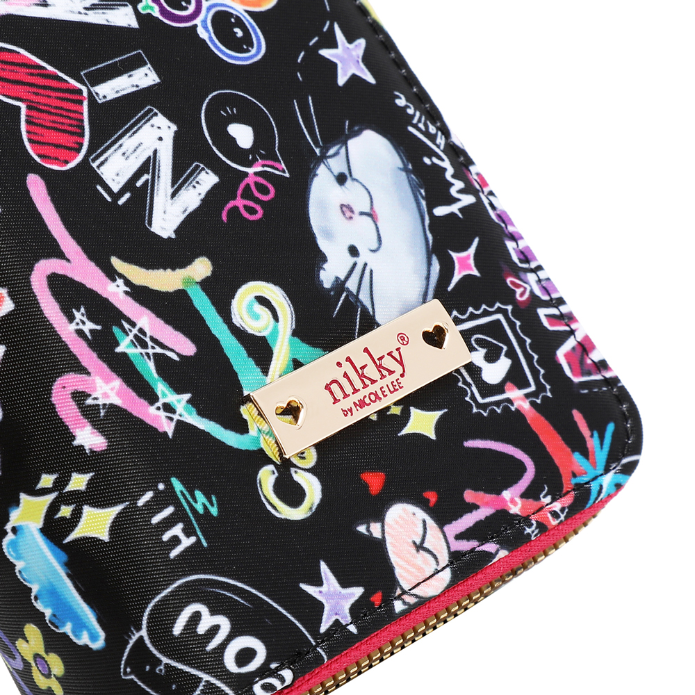 249136-EC Novčanik fashion NIKKY Just for fun Black FW26 10x16x4,5cm NK24003-JFF-BK P48