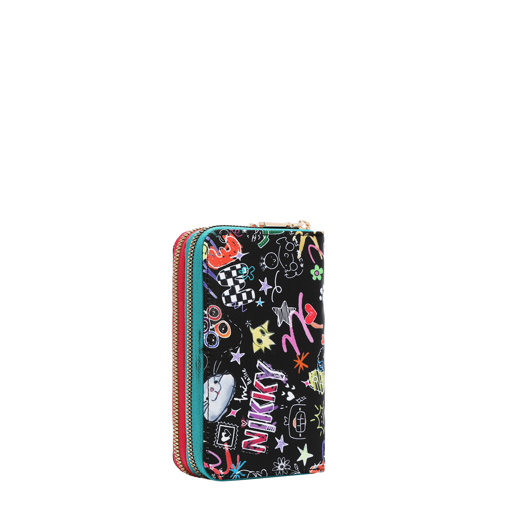 249136-EC Novčanik fashion NIKKY Just for fun Black FW26 10x16x4,5cm NK24003-JFF-BK P48