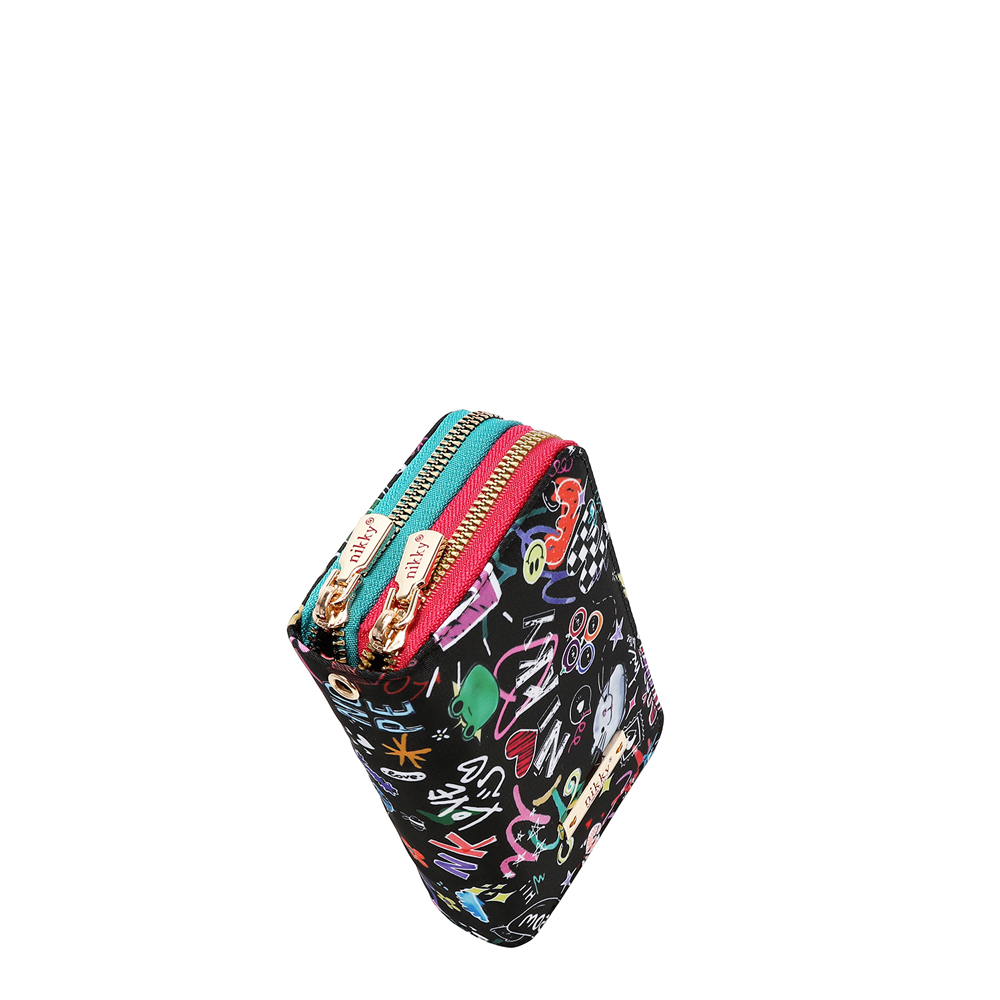 249136-EC Novčanik fashion NIKKY Just for fun Black FW26 10x16x4,5cm NK24003-JFF-BK P48