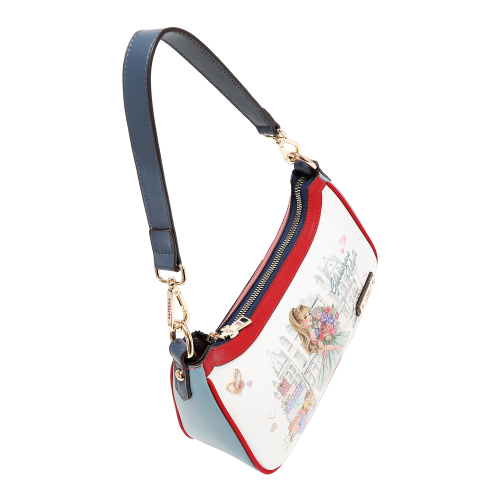 249140-EC Torba fashion NIKKY GlamorousWalkWhite FW26 25,5x14x8,5cm NK13214-GWK-WH P12
