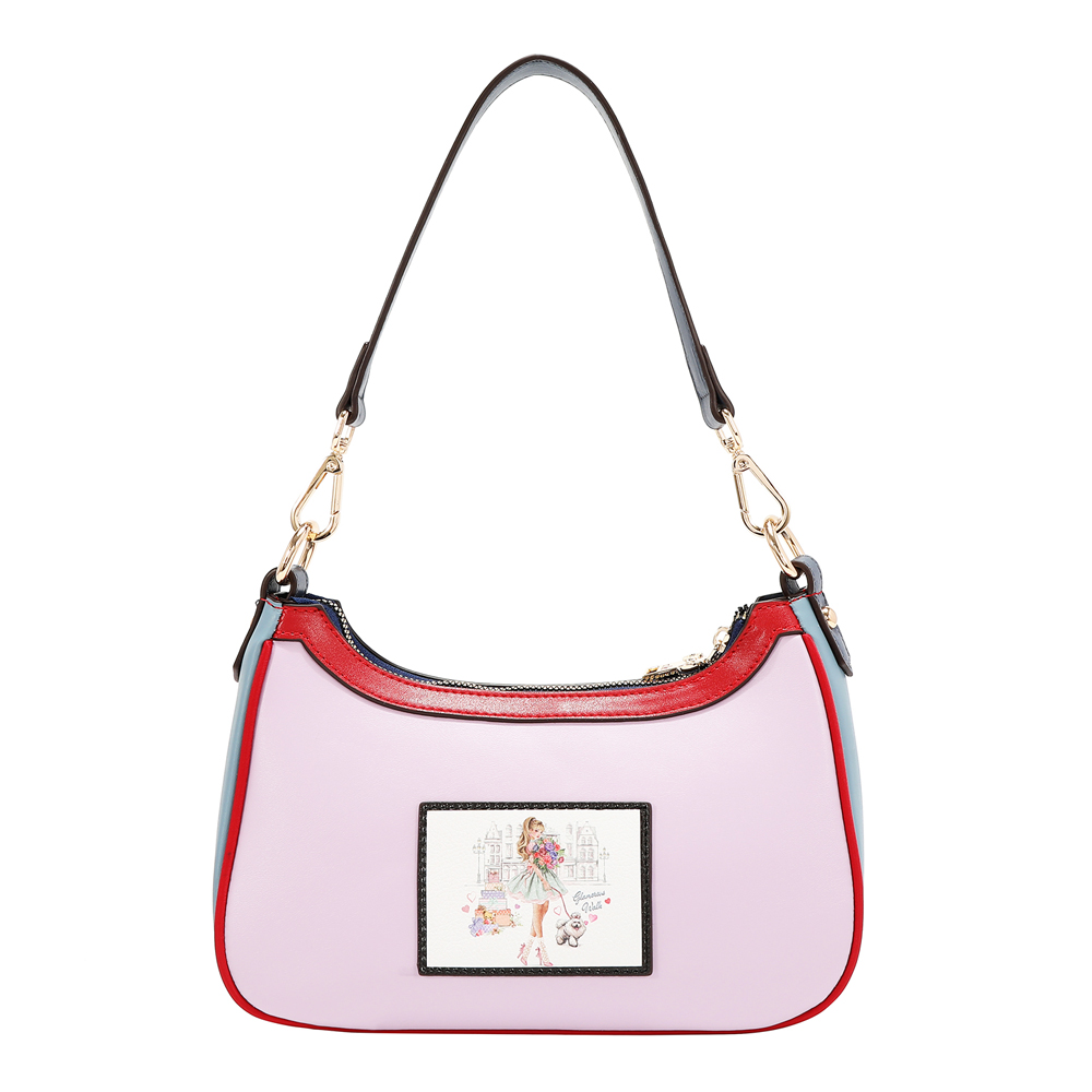 249140-EC Torba fashion NIKKY GlamorousWalkWhite FW26 25,5x14x8,5cm NK13214-GWK-WH P12