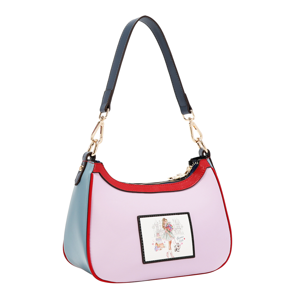 249140-EC Torba fashion NIKKY GlamorousWalkWhite FW26 25,5x14x8,5cm NK13214-GWK-WH P12