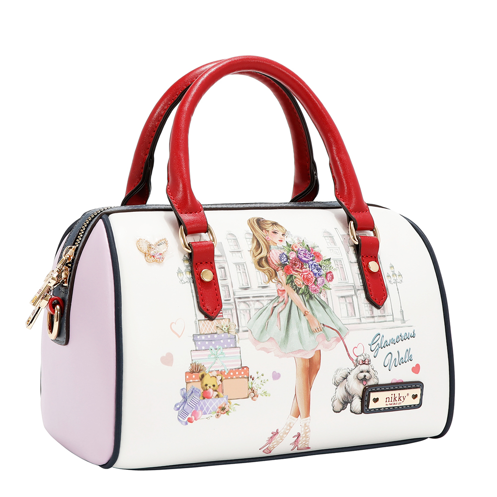 249141-EC Torba fashion NIKKY GlamorousWalkWhite FW26 24,5x15x14,5cm NK13215-GWK-WH P12