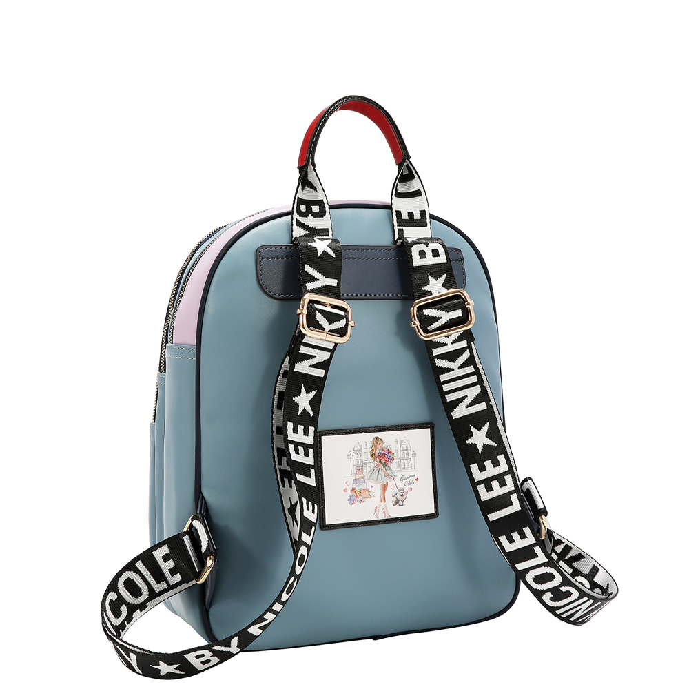 249143-EC Ruksak fashion NIKKY Glamorous Walk White FW26 25x32x12cm NK13218-GWK-WH P12