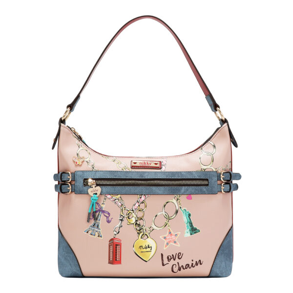 Torba fashion NIKKY Love Chain FW26 29,5x22,5x7cm NK13220-LCN P12