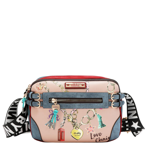 Torba fashion NIKKY Love Chain FW26 23,5x17x7cm NK13222-LCN P12