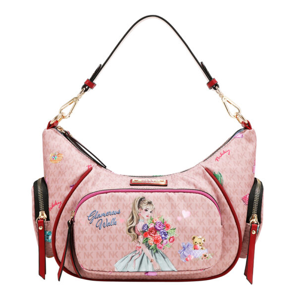 Torba fashion NIKKY GlamorousWalkPink FW26 27,5x16x11cm NK13231-GWK-PK P12