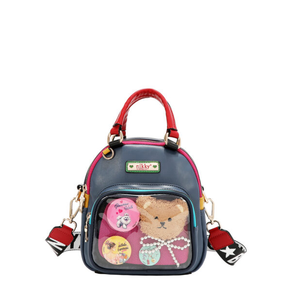 Ruksak fashion NIKKY Multi FW26 19x21,5x10,5cm NK13244-MC P12