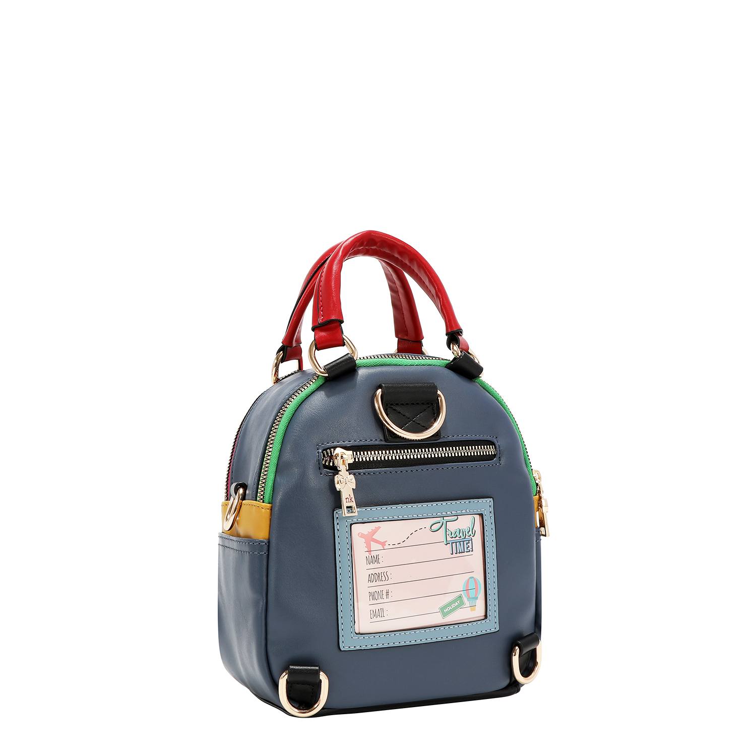 249152-EC Ruksak fashion NIKKY Multi FW26 19x21,5x10,5cm NK13244-MC P12