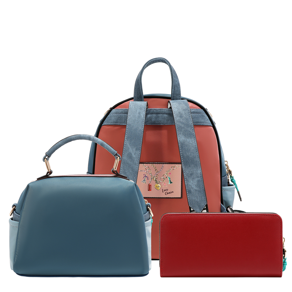 249156-EC Ruksak,torba,novčanik set NIKKY LoveChain FW26 NK13250-LCN P12