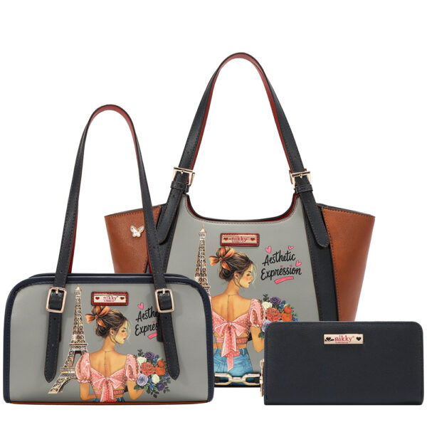 Torba x2,novčanik set NIKKY Aesthetic Expression FW26 NK13249-AEX P12